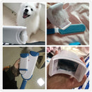 Cepillo para mascotas de fácil limpieza, removedor de pelo autolimpiable